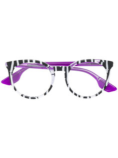 большие очки с принтом  Mcq By Alexander Mcqueen Eyewear