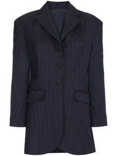 полосатый пиджак с вытянутыми плечами Wright Le Chapelain