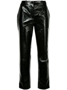 брюки из искусственной кожи Lanvin