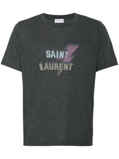 футболка с принтом логотипа Saint Laurent