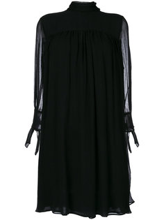 платье шифт с высокой горловиной Alexander McQueen