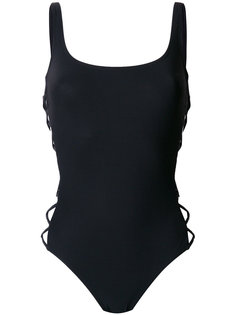 criss-cross sides one-piece swimsuit Tory Burch