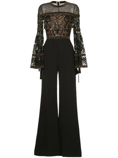 декорированный комбинезон с рукавами-колокол Elie Saab