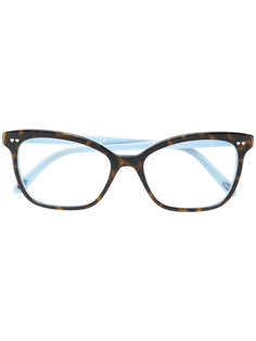 очки кошачий глаз с черепаховым узором  Tiffany & Co.