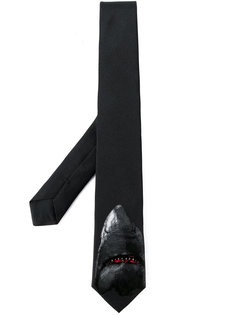 галстук с вышивкой акулы Givenchy