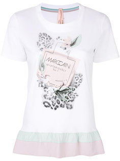patterned ruffle hem T-shirt Marc Cain