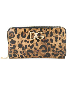 леопардовый кошелек Dolce & Gabbana