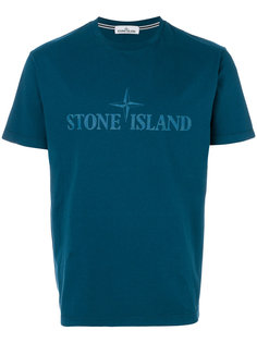 футболка с нашивкой логотипа Stone Island