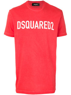 футболка с логотипом Dsquared2