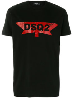 футболка с принтом логотипа Dsquared2