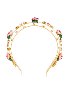 ободок для волос с цветочными деталями Dolce & Gabbana
