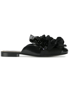 floral embellished mules Lanvin
