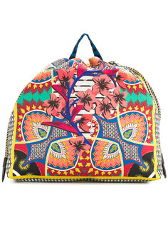 patterned drawstring backpack Etro