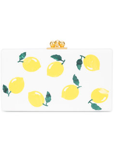 lemon print box clutch Edie Parker