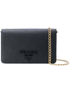 клатч на цепочке Prada