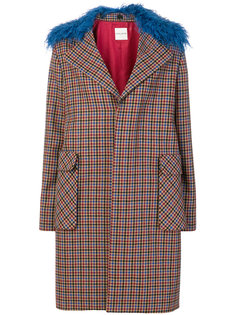 пальто с меховым воротником  Each X Other