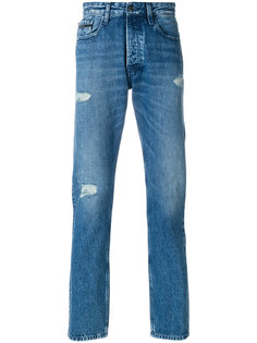 джинсы с потертой отделкой Ck Jeans