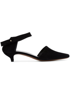 square toe ankle strap pumps Neous