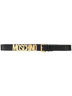 ремень с логотипом Moschino