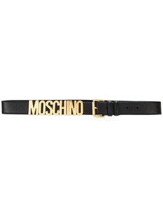 ремень с логотипом Moschino