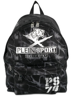 рюкзак с принтом тигра и логотипа Plein Sport