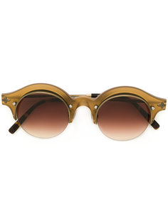 gradient-tinted round sunglasses Matsuda