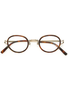 tortoiseshell round glasses Matsuda