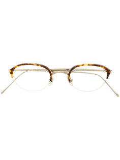 tortoiseshell-effect square glasses Matsuda