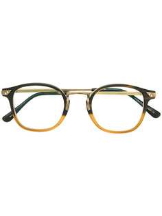 tortoiseshell-effect square glasses Matsuda