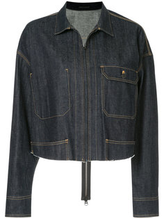 укороченная джинсовая куртка  Yohji Yamamoto