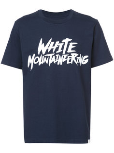 футболка с принтом-логотипом White Mountaineering