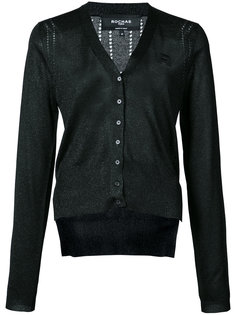 кардиган из люрекс с логотипом  Rochas
