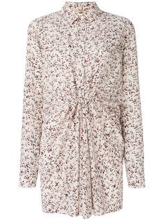 платье с цветочным принтом Saint Laurent