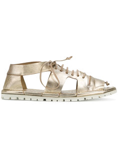 cut out lace-up sandals  Marsèll