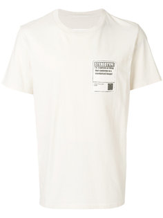 футболка с нашивкой логотипа Maison Margiela
