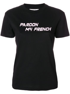 футболка Pardon My French Ganni