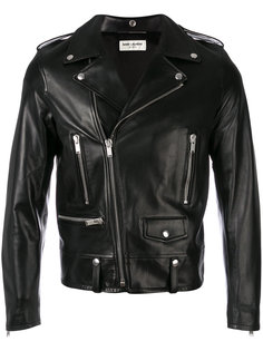 байкерская куртка на молнии Saint Laurent