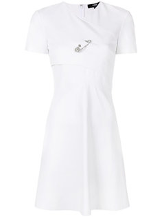 платье с элементом булавки Versus