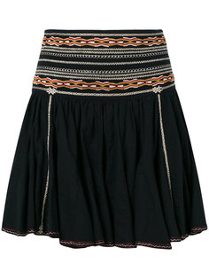 плиссированная юбка с вышивкой Isabel Marant Étoile
