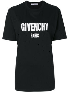 футболка с принтом логотипа Givenchy