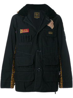 куртка с леопардовой отделкой в стиле милитари Neighborhood
