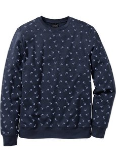 Свитшот Slim Fit (темно-синий) Bonprix