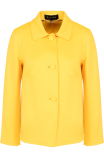 Жакет из смеси шерсти и кашемира с отложным воротником Escada