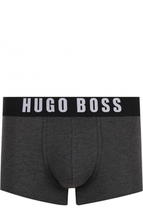 Хлопковые боксеры с широкой резинкой BOSS
