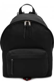Текстильный рюкзак с внешним карманом на молнии Givenchy