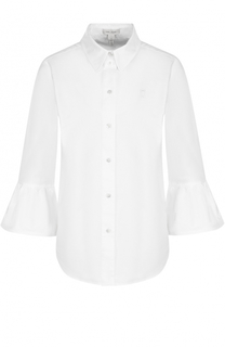 Хлопковая блуза с укороченными расклешенными рукавами Marc Jacobs