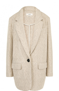 Удлиненный однотонный жакет свободного кроя Isabel Marant Etoile