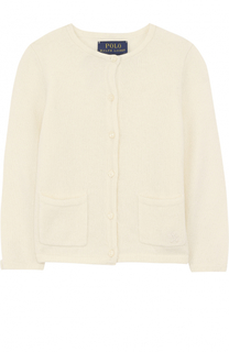 Шерстяной кардиган с карманами Polo Ralph Lauren