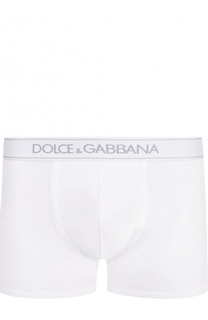 Хлопковые боксеры с широкой резинкой Dolce &amp; Gabbana