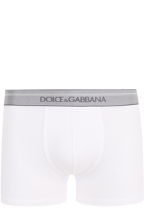 Хлопковые боксеры с широкой резинкой Dolce &amp; Gabbana